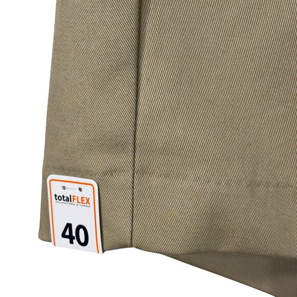 Roundtree & Yorke SZ 40 Total Flex Shorts Pockets Zip-Fly Classic Fit Flat Front - Picture 2 of 8